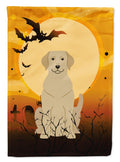 Caroline's Treasures BB4321GF Halloween Yellow Labrador Flag Garden Size, Small, Multicolor